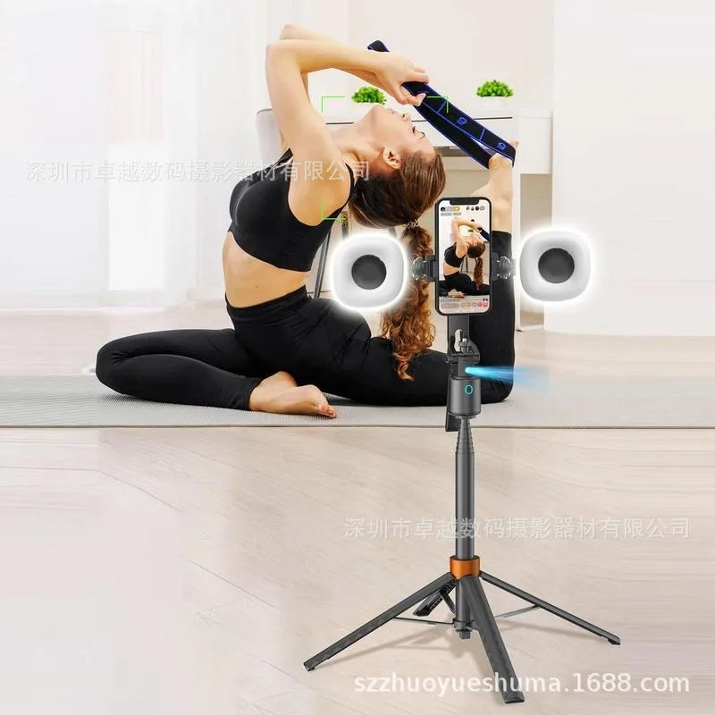 TrackShotβ’ Smart Tripod πΈβ¨ β Auto Face Tracking + Fill Lights