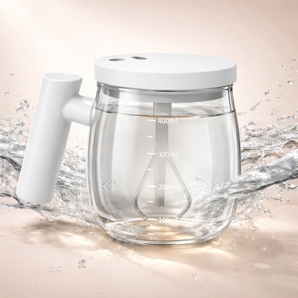 Smart Self-Stirring Coffee Mug β No Spoon Needed, Perfect Mix Every Time πβ