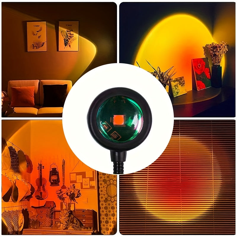 Sunset Projection Lamp, Home Decor Ambient Light