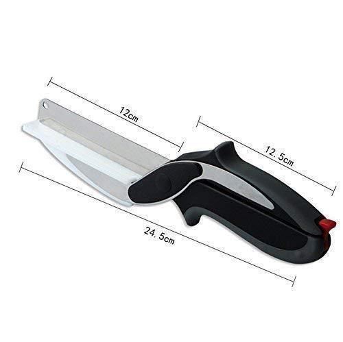 Premium 2-in-1 Cleaver Cutter – All-in-One Kitchen Knife & Cutting Board Tool for Faster, Safer & Mess-Free Cooking