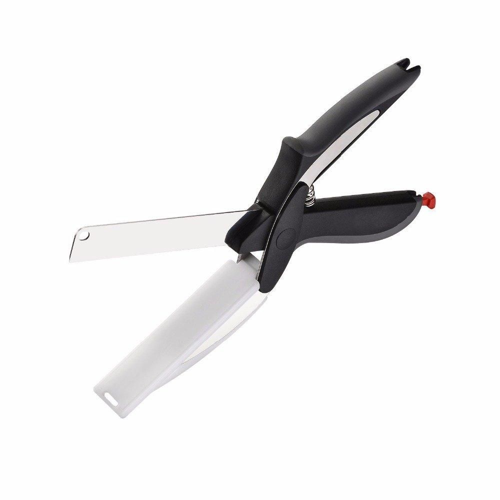 Premium 2-in-1 Cleaver Cutter – All-in-One Kitchen Knife & Cutting Board Tool for Faster, Safer & Mess-Free Cooking
