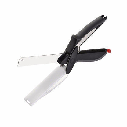 Premium 2-in-1 Cleaver Cutter – All-in-One Kitchen Knife & Cutting Board Tool for Faster, Safer & Mess-Free Cooking