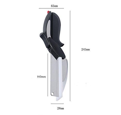 Premium 2-in-1 Cleaver Cutter – All-in-One Kitchen Knife & Cutting Board Tool for Faster, Safer & Mess-Free Cooking