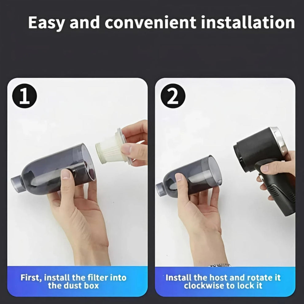Portable Air Duster & Wireless Vacuum Cleaner – 3-in-1 Cordless High-Performance Cleaning Solution