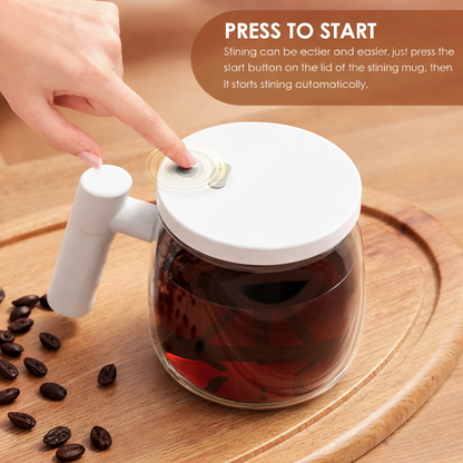 Smart Self-Stirring Coffee Mug – No Spoon Needed, Perfect Mix Every Time 🔄☕