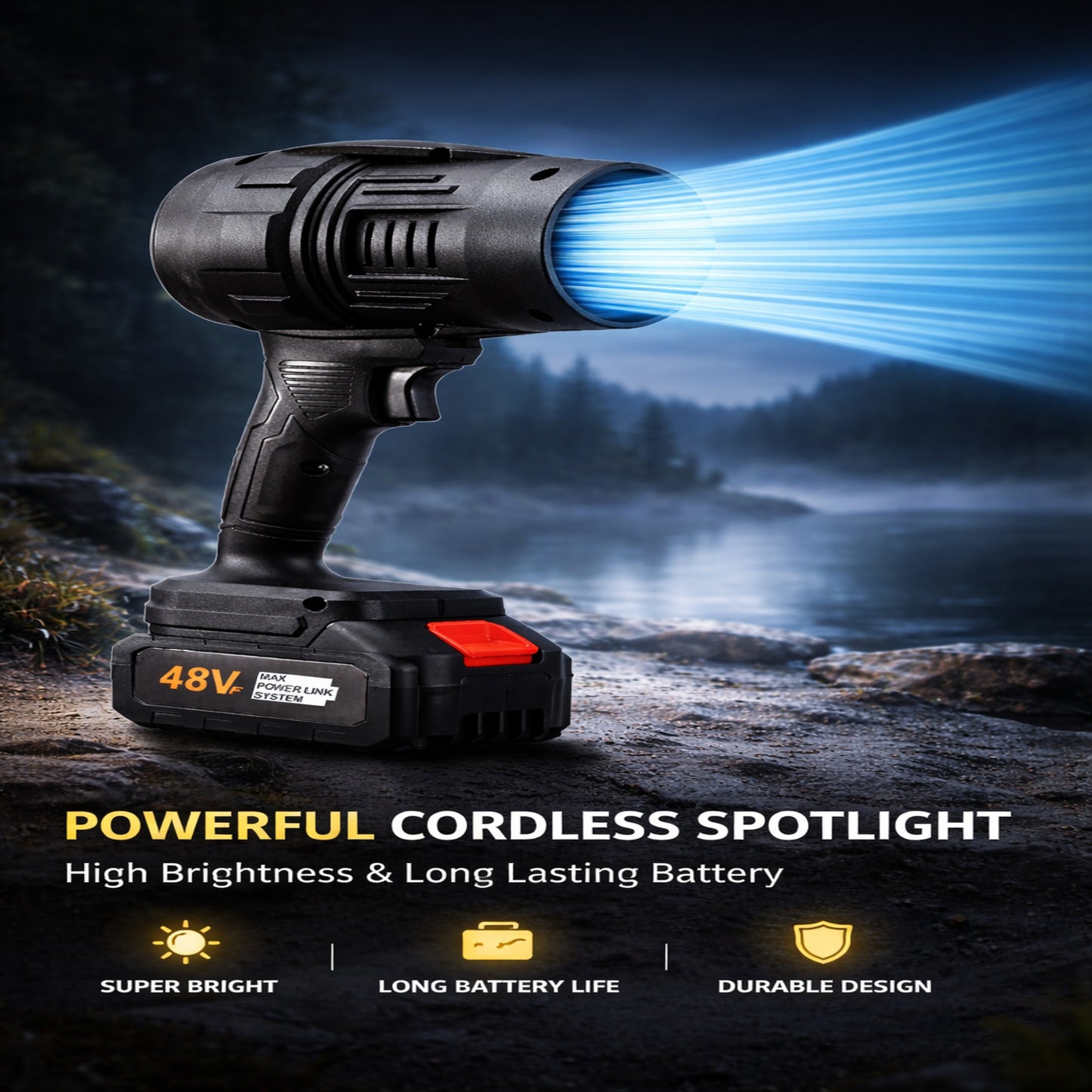 🔥 Cordless Turbo Jet Blower – High-Speed Air Duster | Rechargeable Cleaning Blower