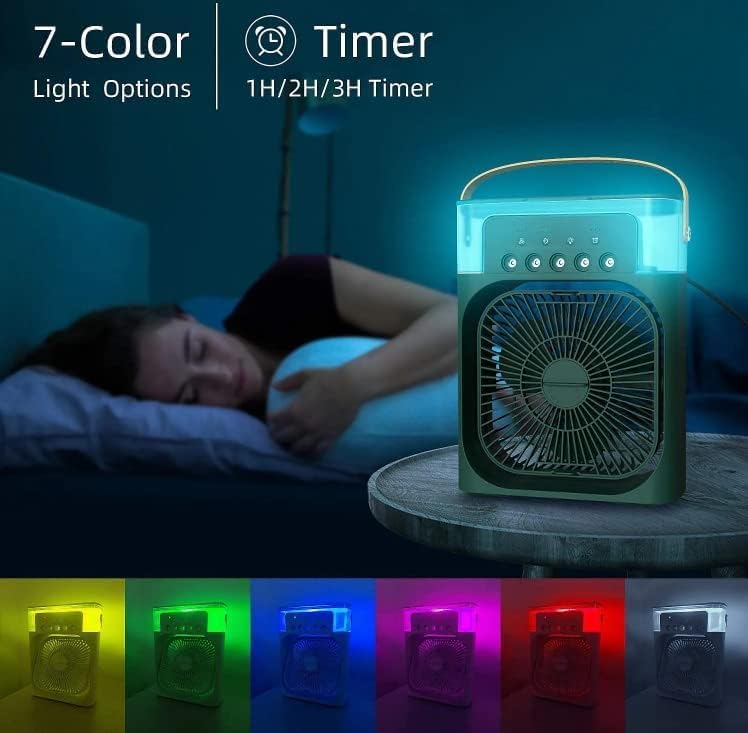 Portable 3-in-1 Mini Air Cooler Fan | USB Personal Cooling for Home & Office | Quiet & Energy Efficient